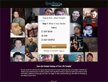 Tablet Screenshot of gaybearhookup.com